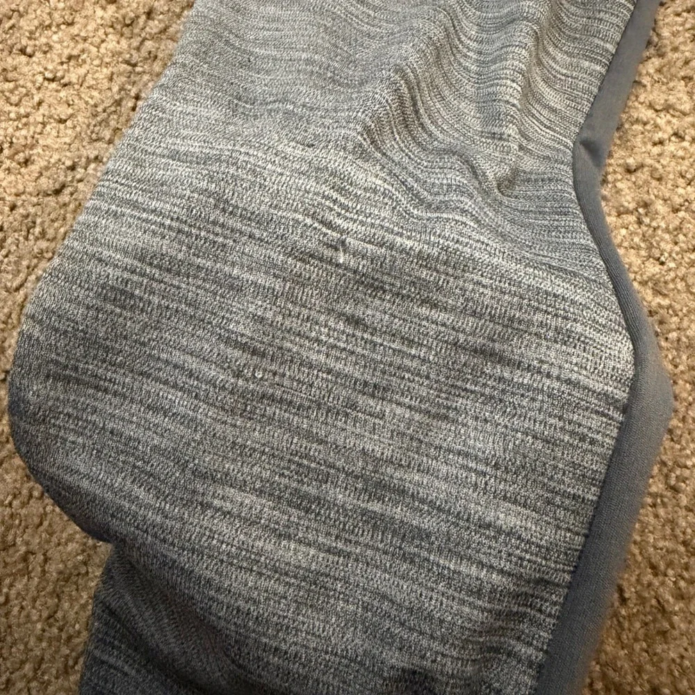 Adidas Mens Grey Space Dye Jogger Pants Tapered Athletic Training Size Medium